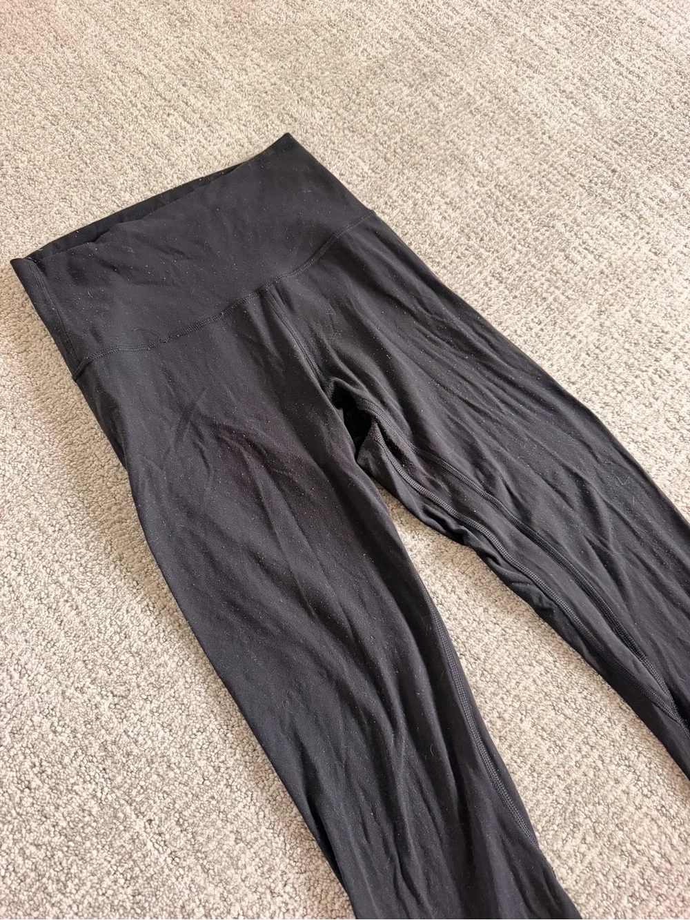 Black High-Waist Lululemon Align Leggings